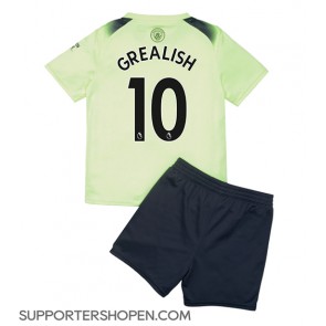 Manchester City Jack Grealish #10 Tredje tröja Barn 2022-23 Kortärmad (+ korta byxor)